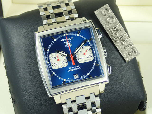 タグホイヤー モナコ Ref.CW2113 ブルー文字盤 中古 monaco-6