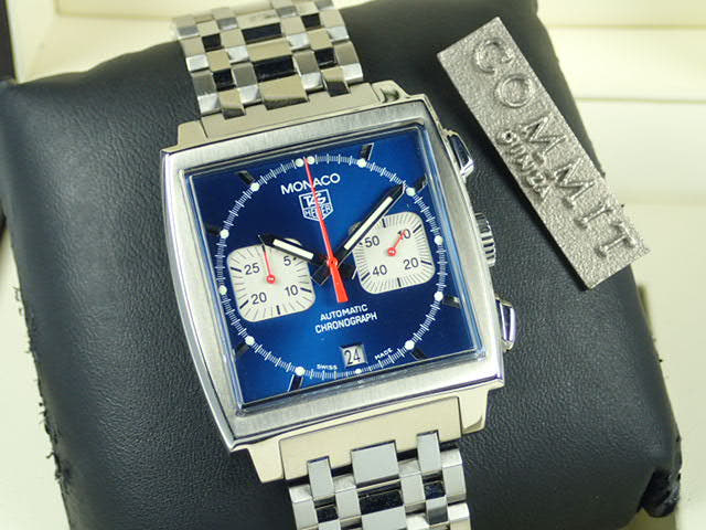タグホイヤー モナコ Ref.CW2113 ブルー文字盤 中古 monaco-6