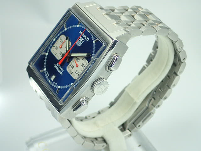 タグホイヤー モナコ Ref.CW2113 ブルー文字盤 中古 monaco-6