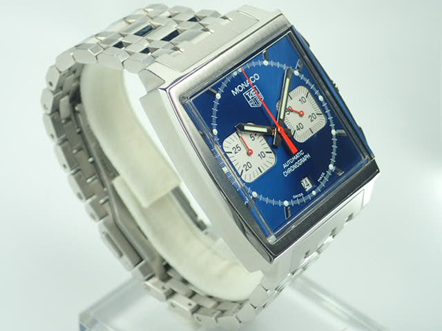 タグホイヤー モナコ Ref.CW2113 ブルー文字盤 中古 monaco-6