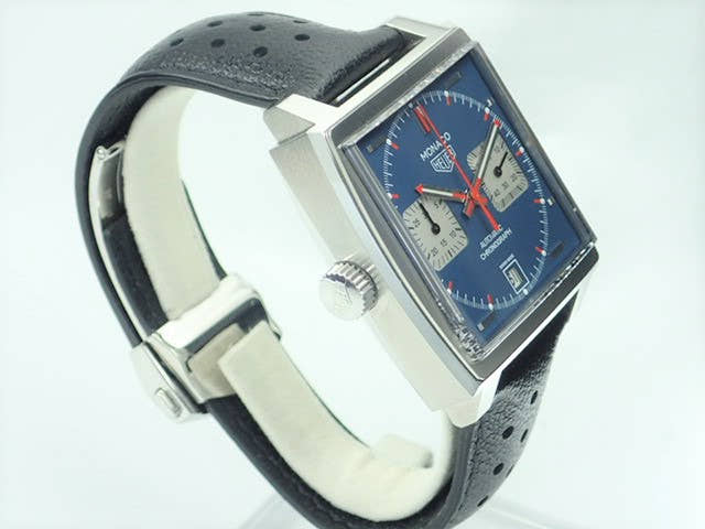 タグホイヤー モナコ Ref.CAW211P.FC6356 ブルー文字盤 中古 monaco-7