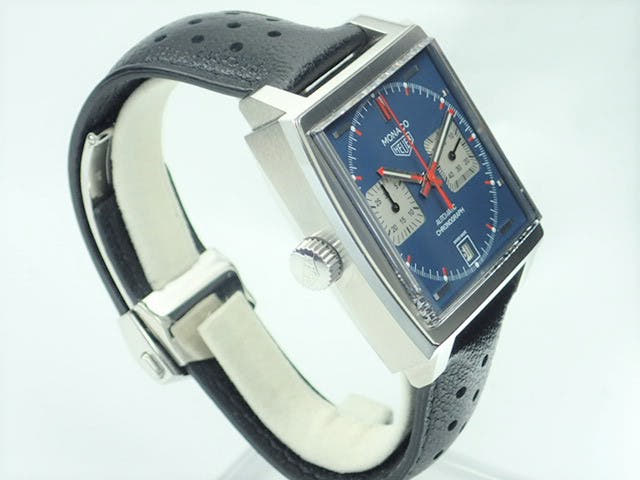 Tag Heuer Monaco Ref.CAW211P.FC6356 Blue Dial Used monaco-7