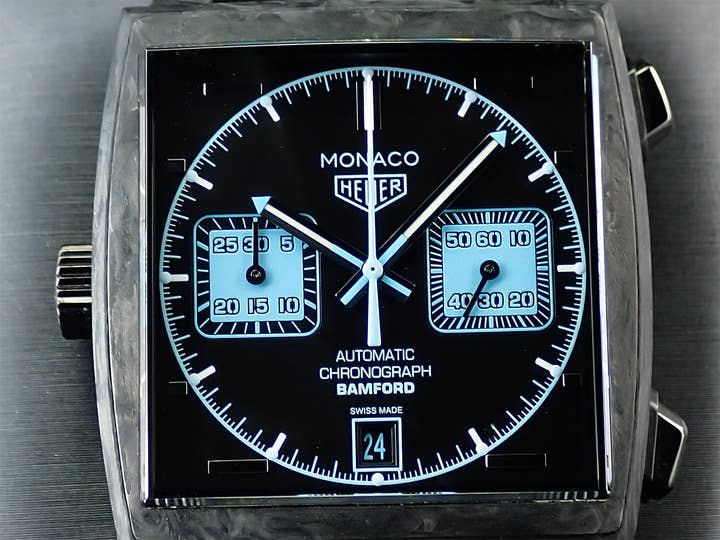 タグホイヤー モナコ BAMFORD Ref.CAW2190.FC6437 ブラック文字盤 美品 M72PMRUY