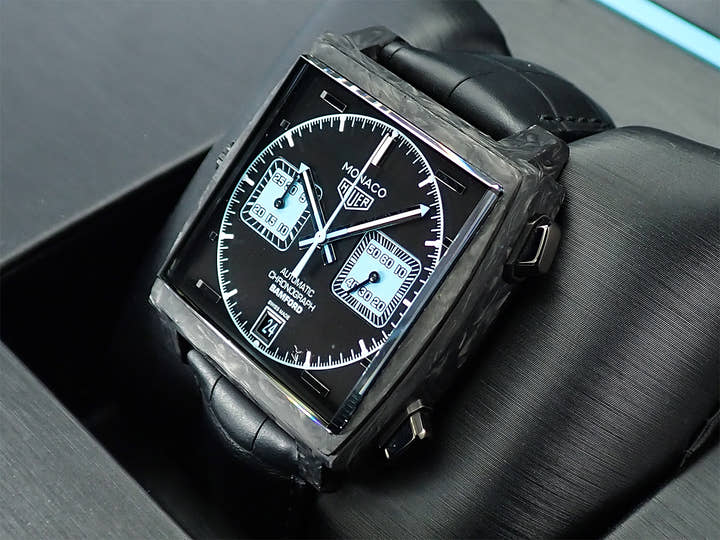 タグホイヤー モナコ BAMFORD Ref.CAW2190.FC6437 ブラック文字盤 美品 M72PMRUY