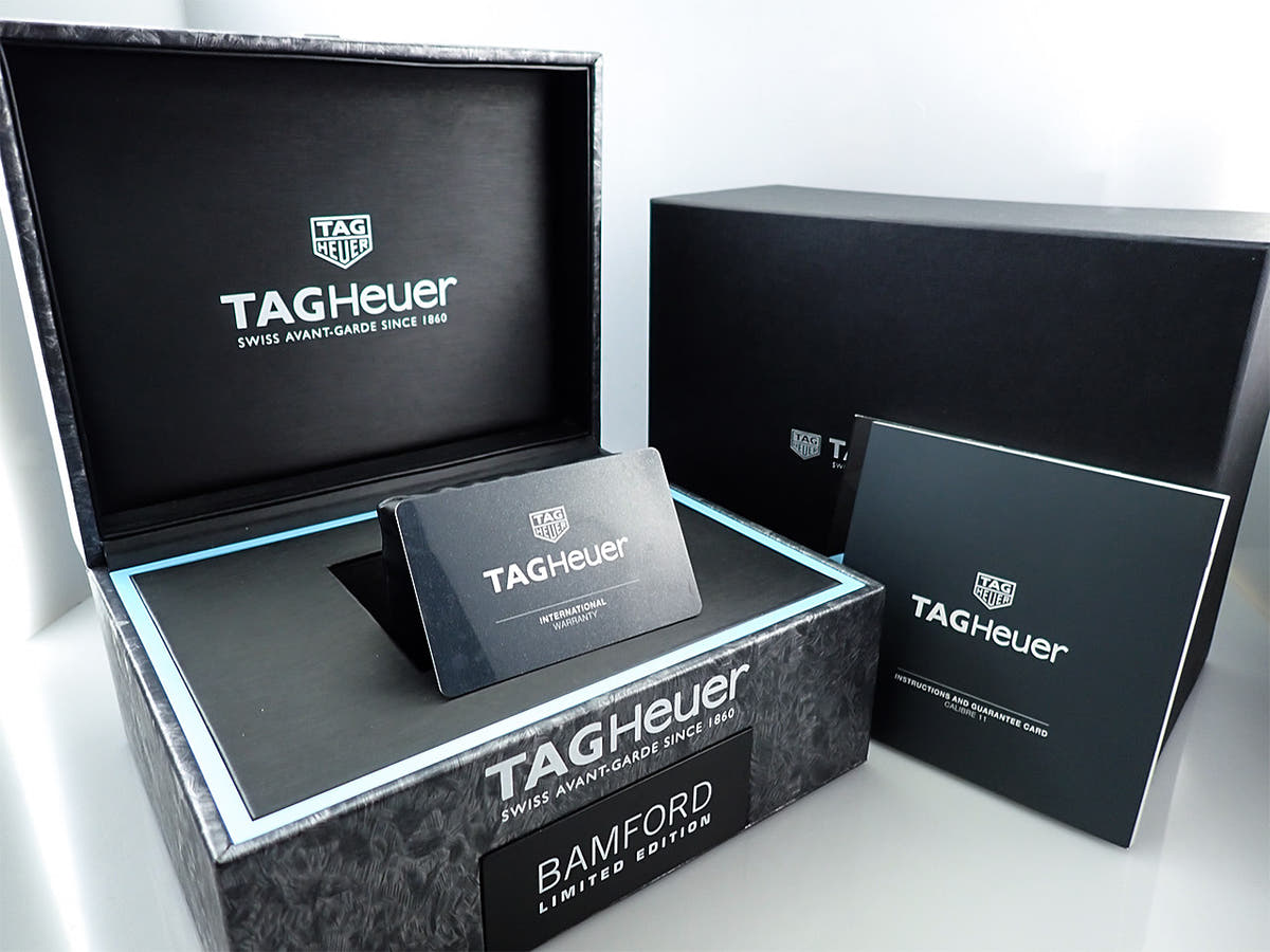 タグホイヤー モナコ BAMFORD Ref.CAW2190.FC6437 ブラック文字盤 美品 M72PMRUY