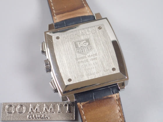 Tag Heuer Monaco Chronograph Ref.CW2113.FC6183 Blue Dial Used Monaco