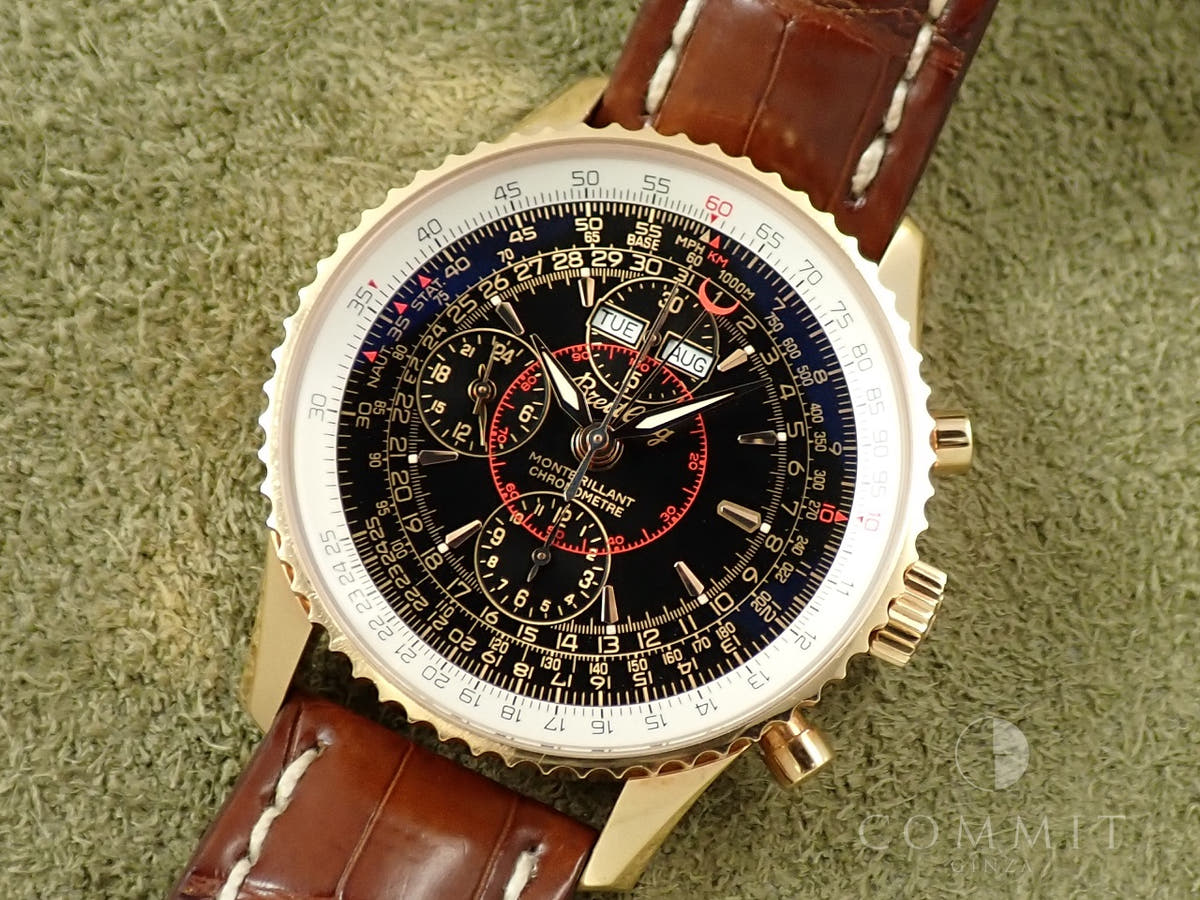 Breitling Montbrillant Datra Ref.R2133012/B856 Black Dial Used 23P7S535