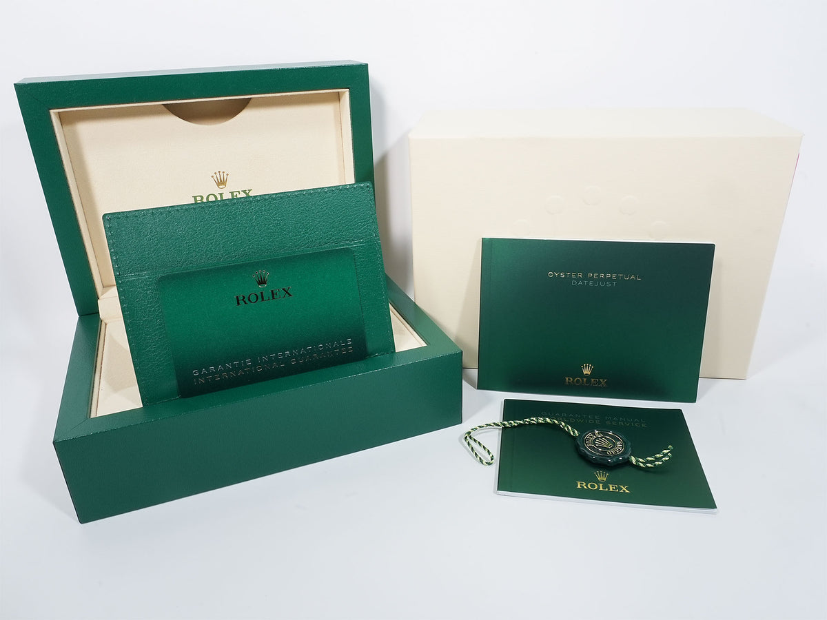 Rolex Datejust 41 Ref. 126334 Stainless Steel/White Gold, Mint Green Dial, Jubilee Bracelet, Unworn, n4kjg3yk