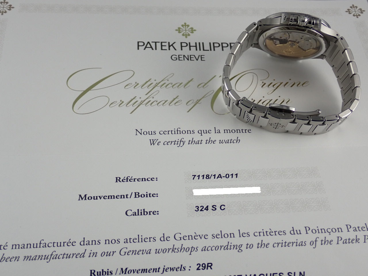 Patek Philippe Nautilus Ladies [Unused] &lt;Warranty, Box, etc.&gt;