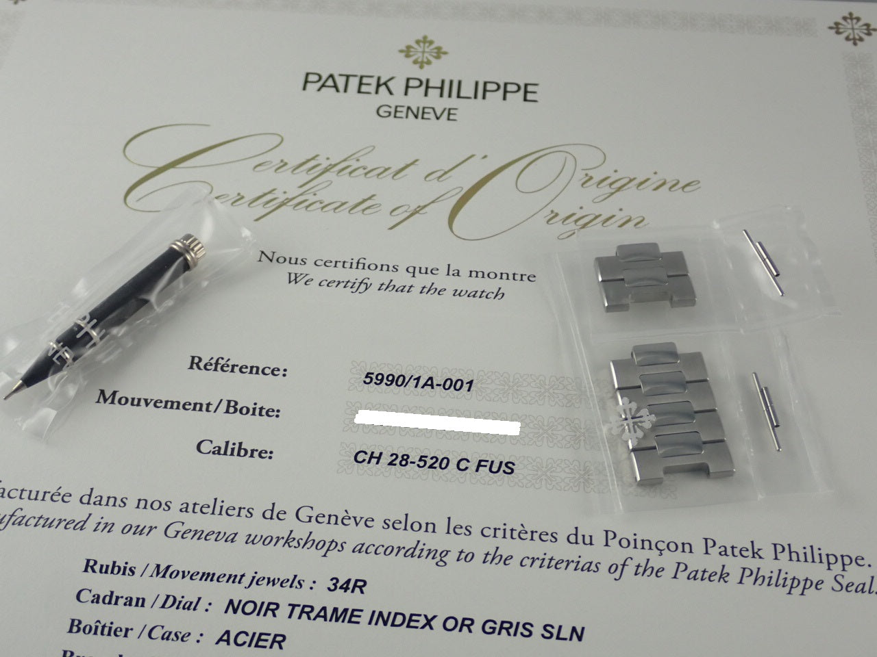 Patek Philippe Nautilus Travel Time Chronograph [Unused] &lt;Warranty, Box, etc.&gt;