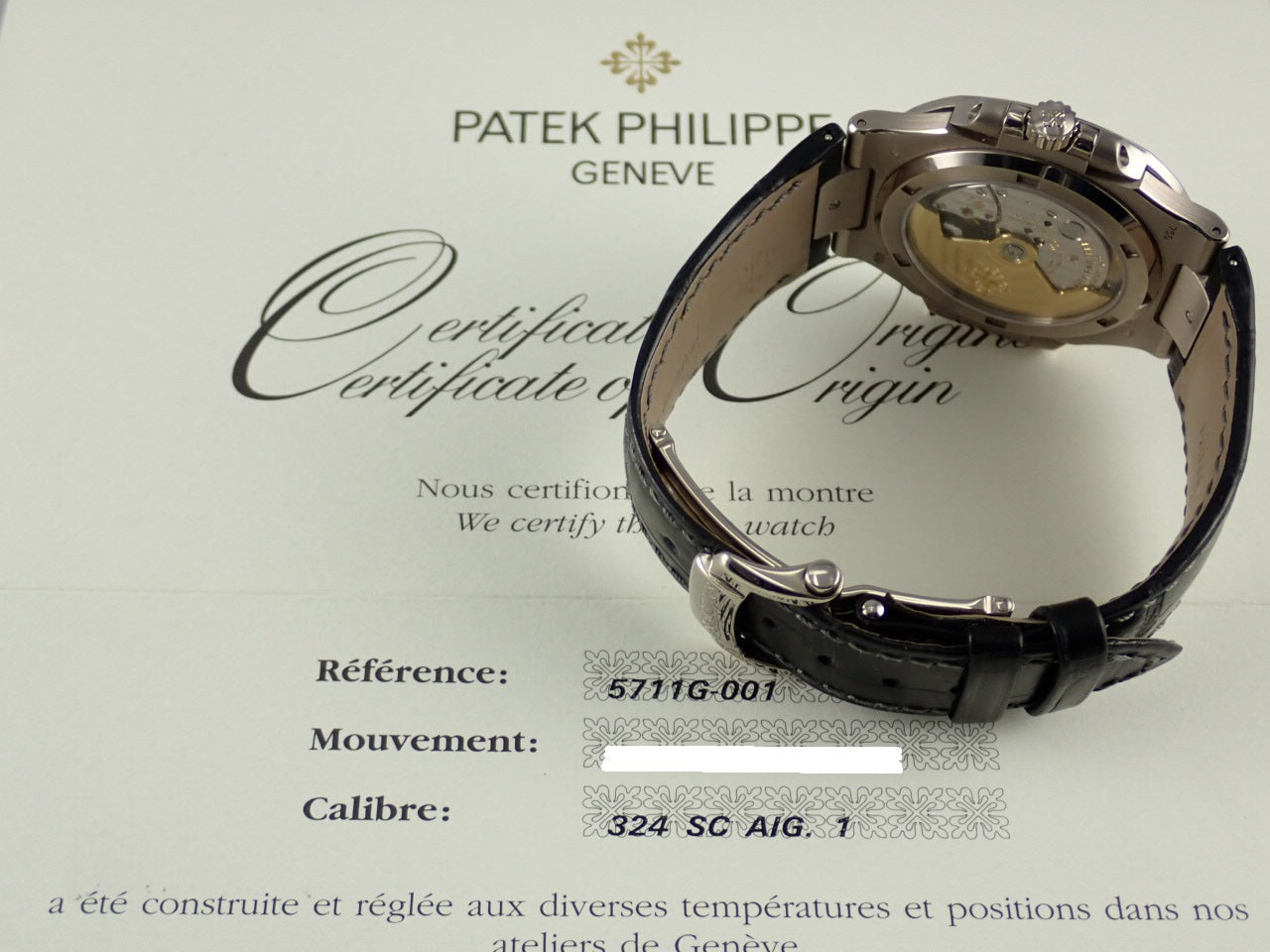 Patek Philippe Nautilus 18KWG &lt;Warranty, Box, etc.&gt;