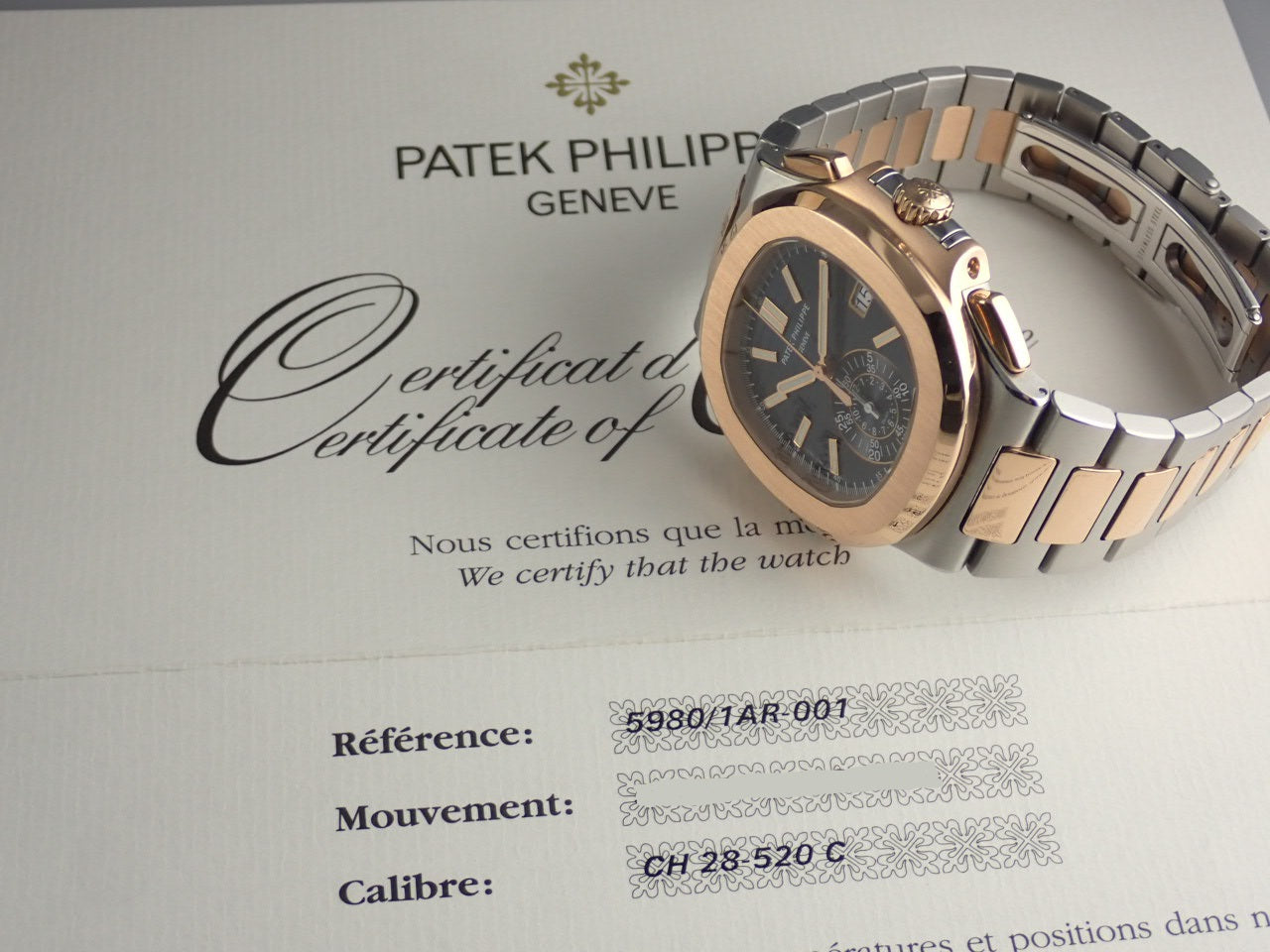 Patek Philippe Nautilus Chronograph &lt;Warranty, Box, etc.&gt;