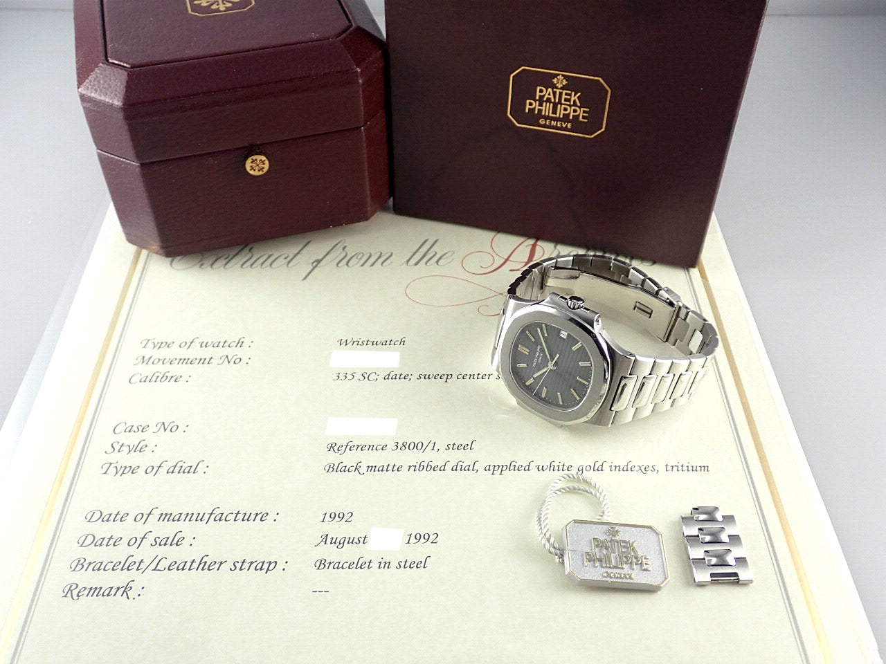 Patek Philippe Nautilus &lt;Archive Box&gt;