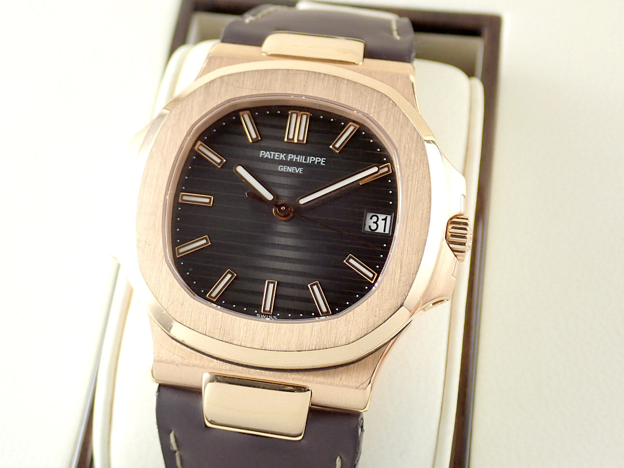 Patek Philippe Nautilus 18KRG &lt;Warranty, Box, etc.&gt;