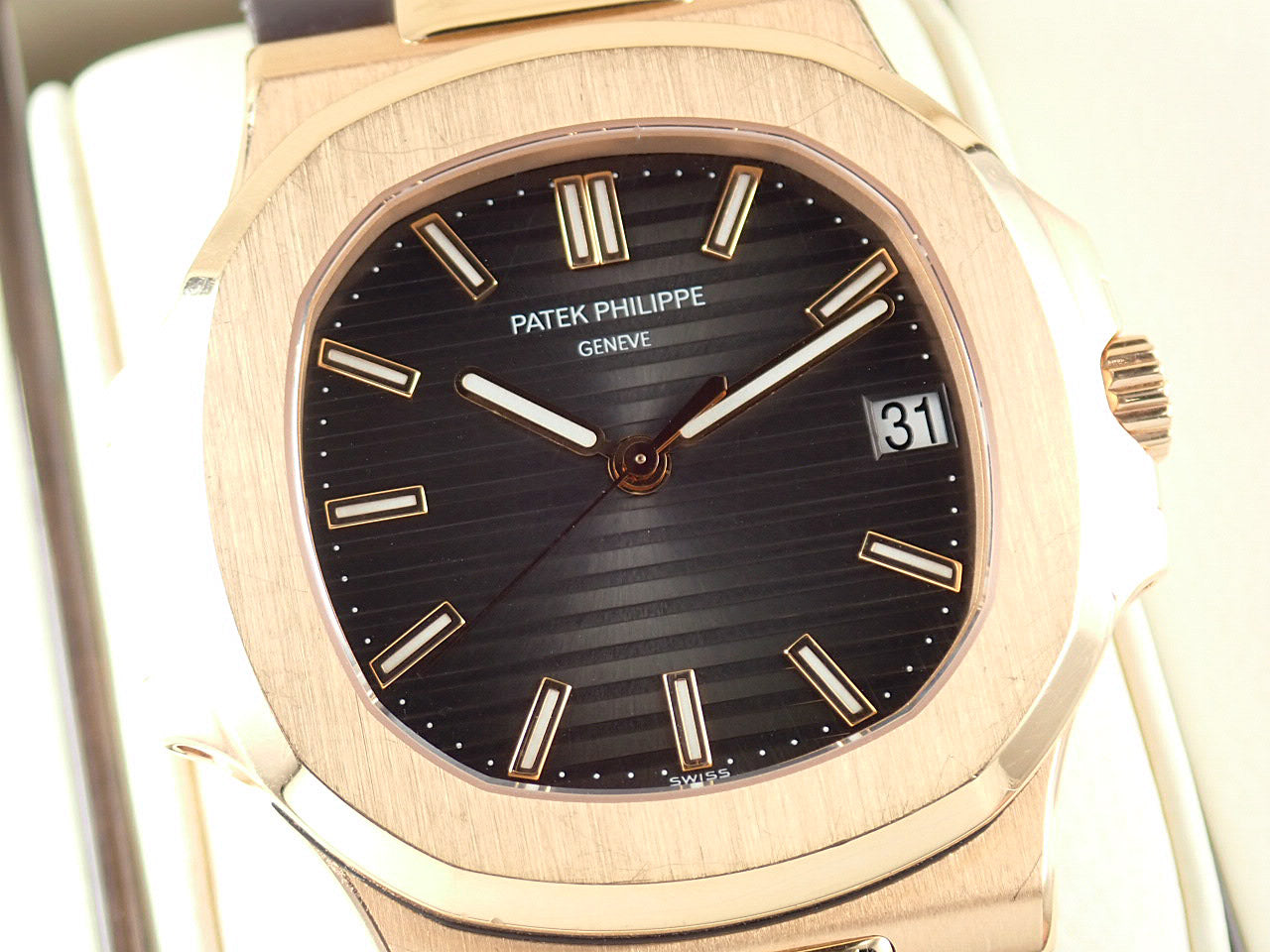 Patek Philippe Nautilus 18KRG &lt;Warranty, Box, etc.&gt;