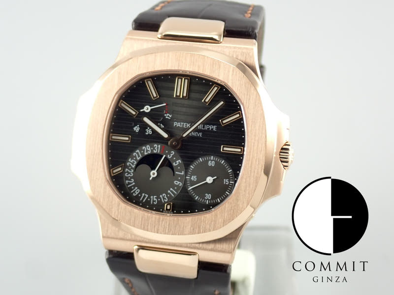 パテックフィリップ ノーチラス Ref.5712R-001 ブラックブラウン文字盤 中古 nautilus-115