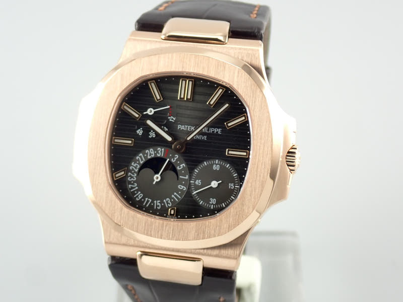 パテックフィリップ ノーチラス Ref.5712R-001 ブラックブラウン文字盤 中古 nautilus-115