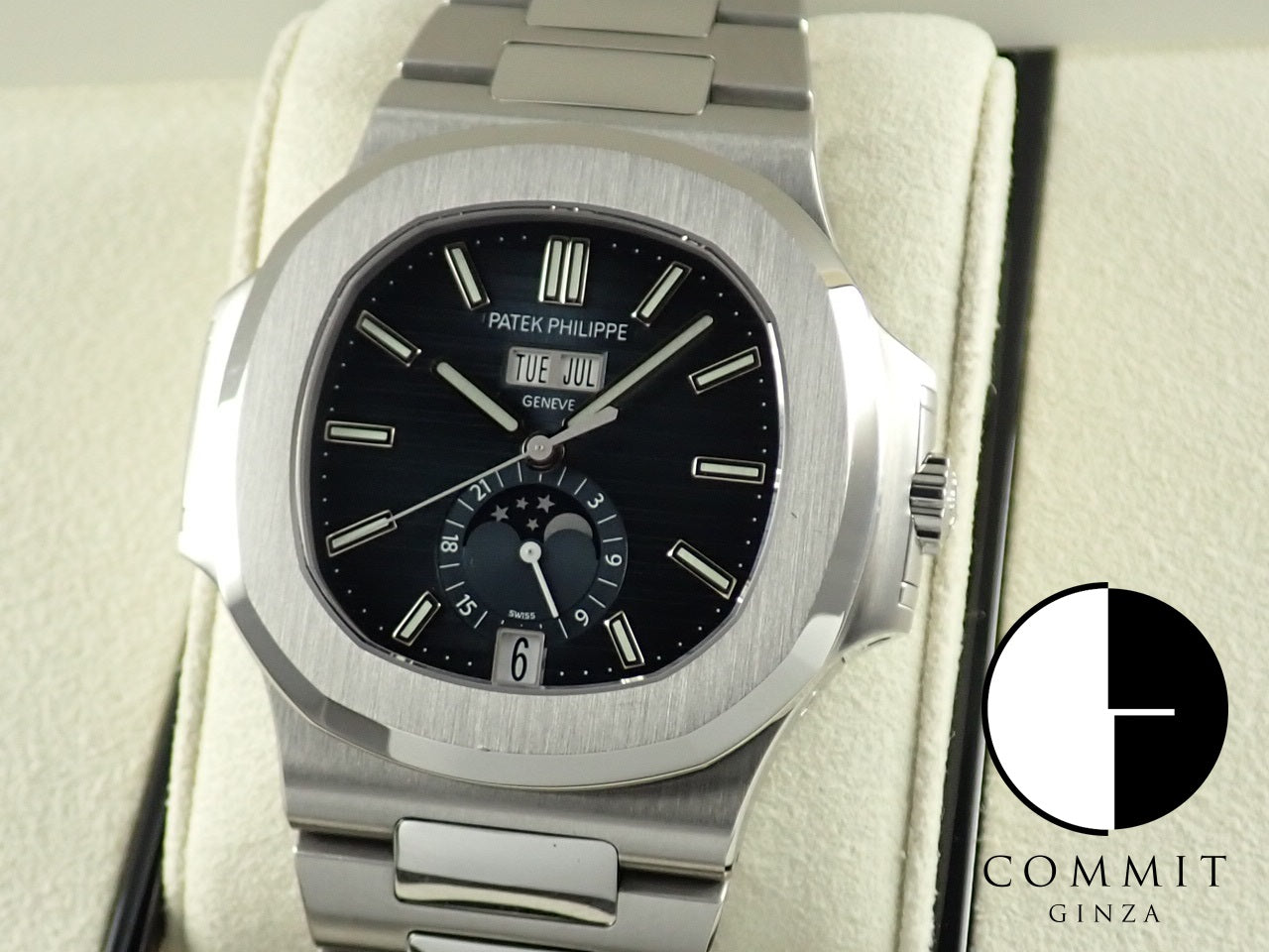 Patek Philippe Nautilus Annual Calendar Blue Dial &lt;Warranty, Box, etc.&gt;