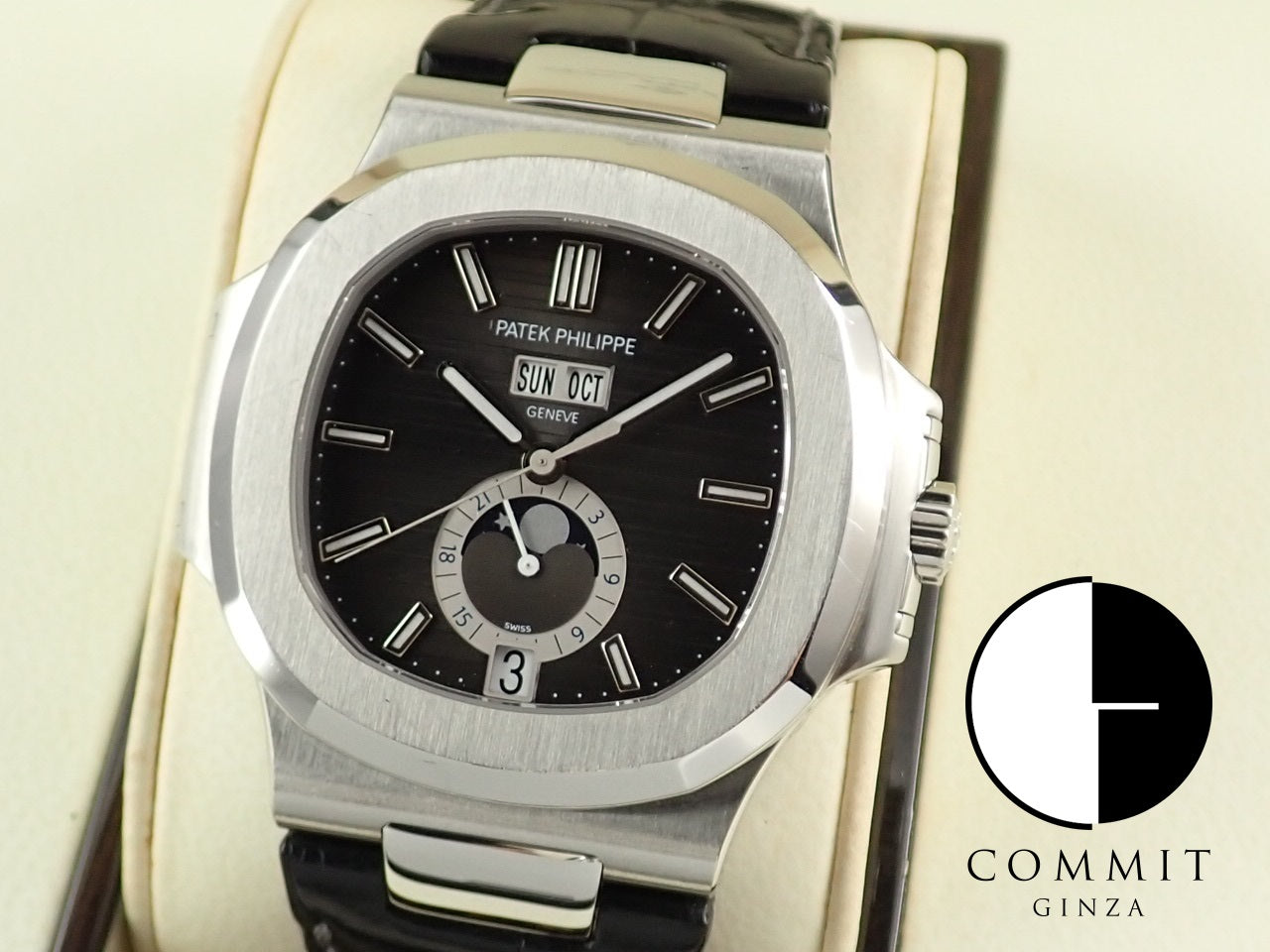 Patek Philippe Nautilus Annual Calendar Moon Phase &lt;Warranty, Box, etc.&gt;