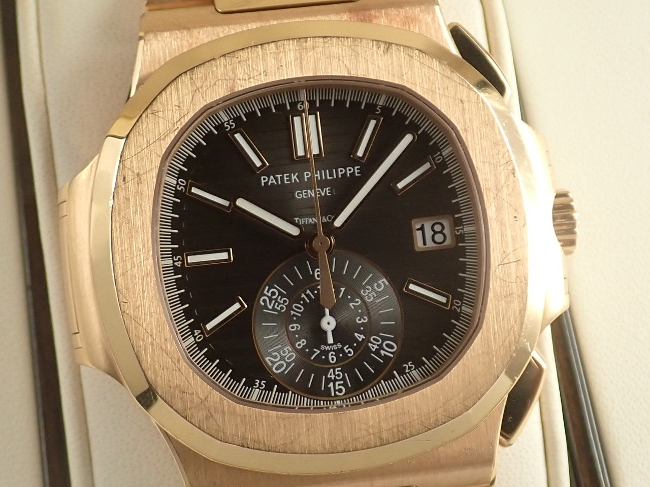 Patek Philippe Nautilus Chronograph Tiffany Double Name &lt;Warranty, Box, etc.&gt;