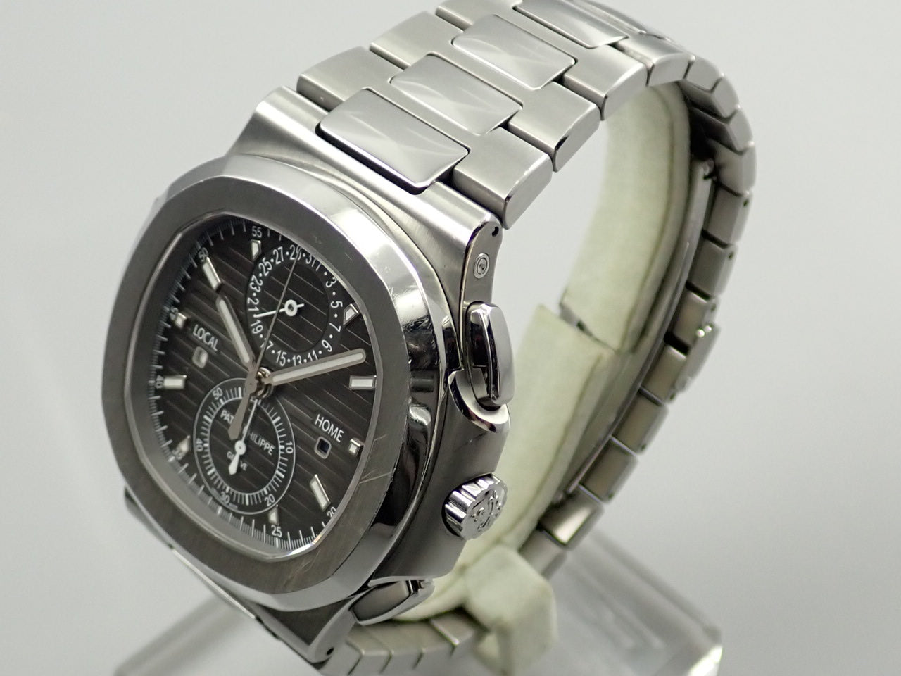 Patek Philippe Nautilus Travel Time Chronograph &lt;Warranty Box and Others&gt;