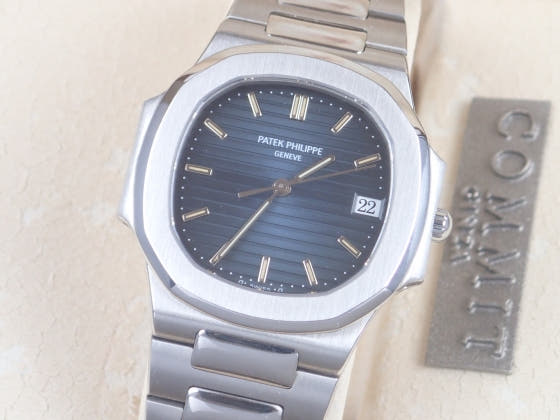 パテックフィリップ ノーチラス Ref.3900/1 ブルー文字盤 中古 nautilus-13