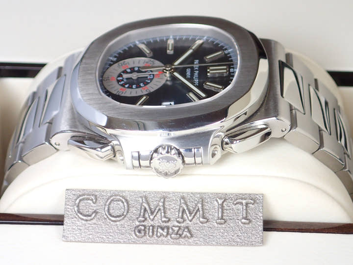 パテックフィリップ ノーチラス Ref.5980/1A ブラックブルー文字盤 中古 nautilus-14