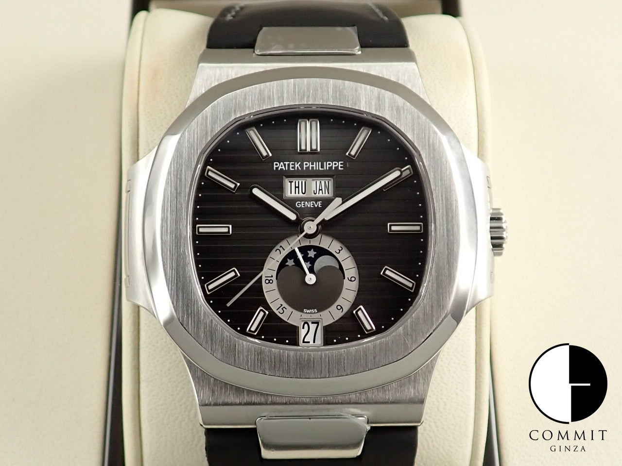 Patek Philippe Nautilus Annual Calendar Moon Phase &lt;Warranty Box and Others&gt;