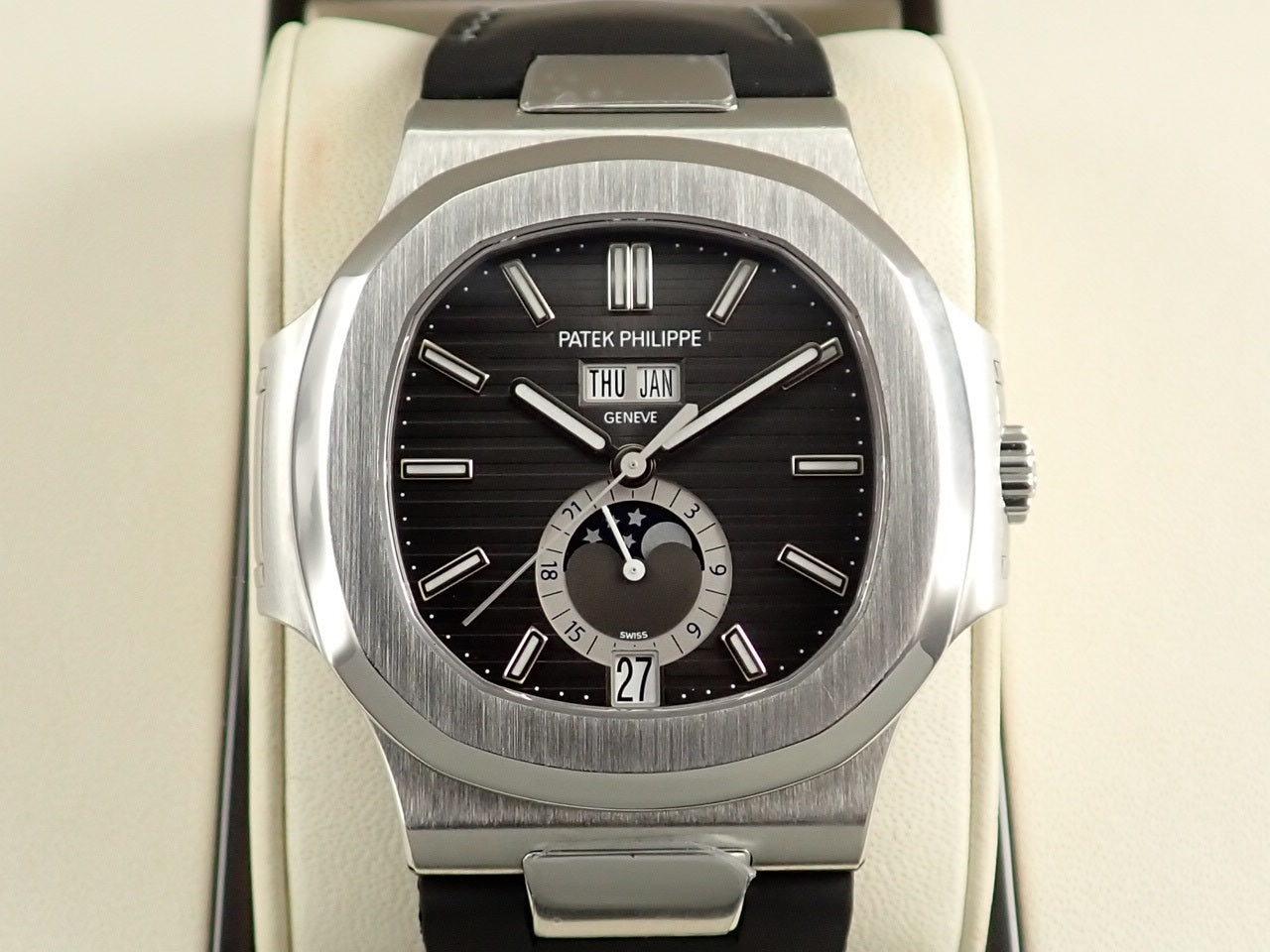 Patek Philippe Nautilus Annual Calendar Moon Phase &lt;Warranty Box and Others&gt;