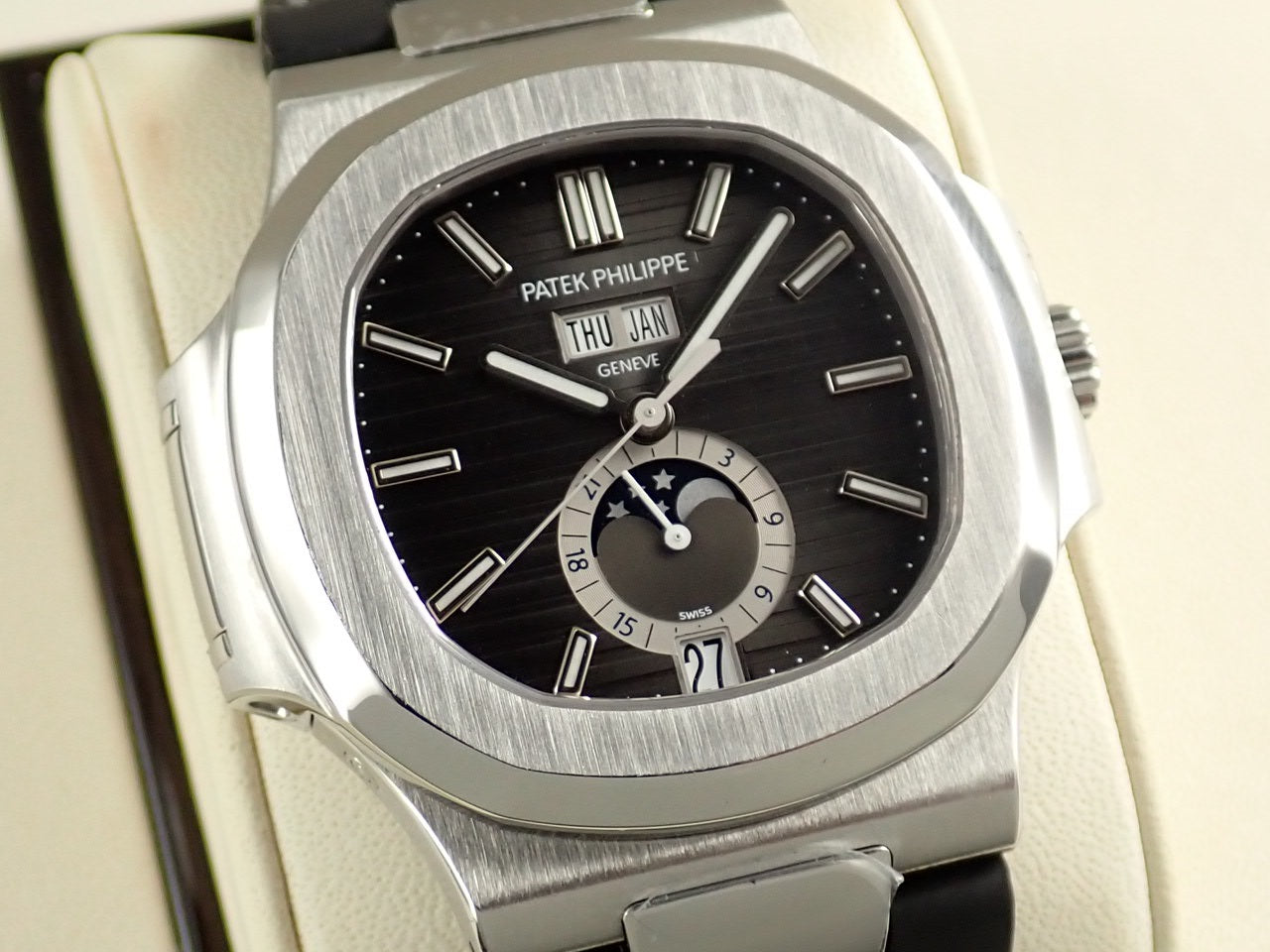 Patek Philippe Nautilus Annual Calendar Moon Phase &lt;Warranty Box and Others&gt;