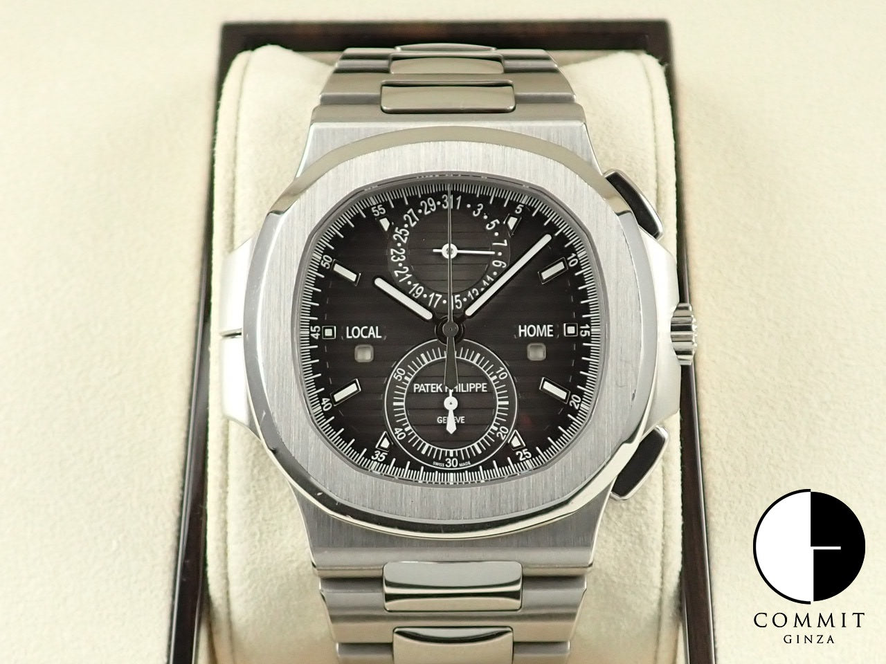 Patek Philippe Nautilus Travel Time Chronograph &lt;Warranty Box and Others&gt;