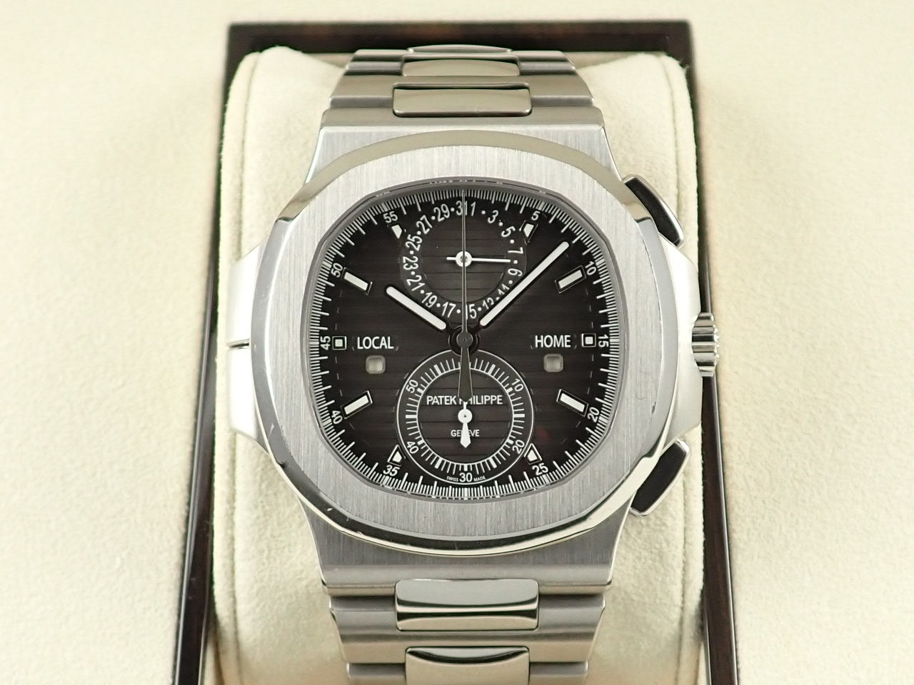 Patek Philippe Nautilus Travel Time Chronograph &lt;Warranty Box and Others&gt;