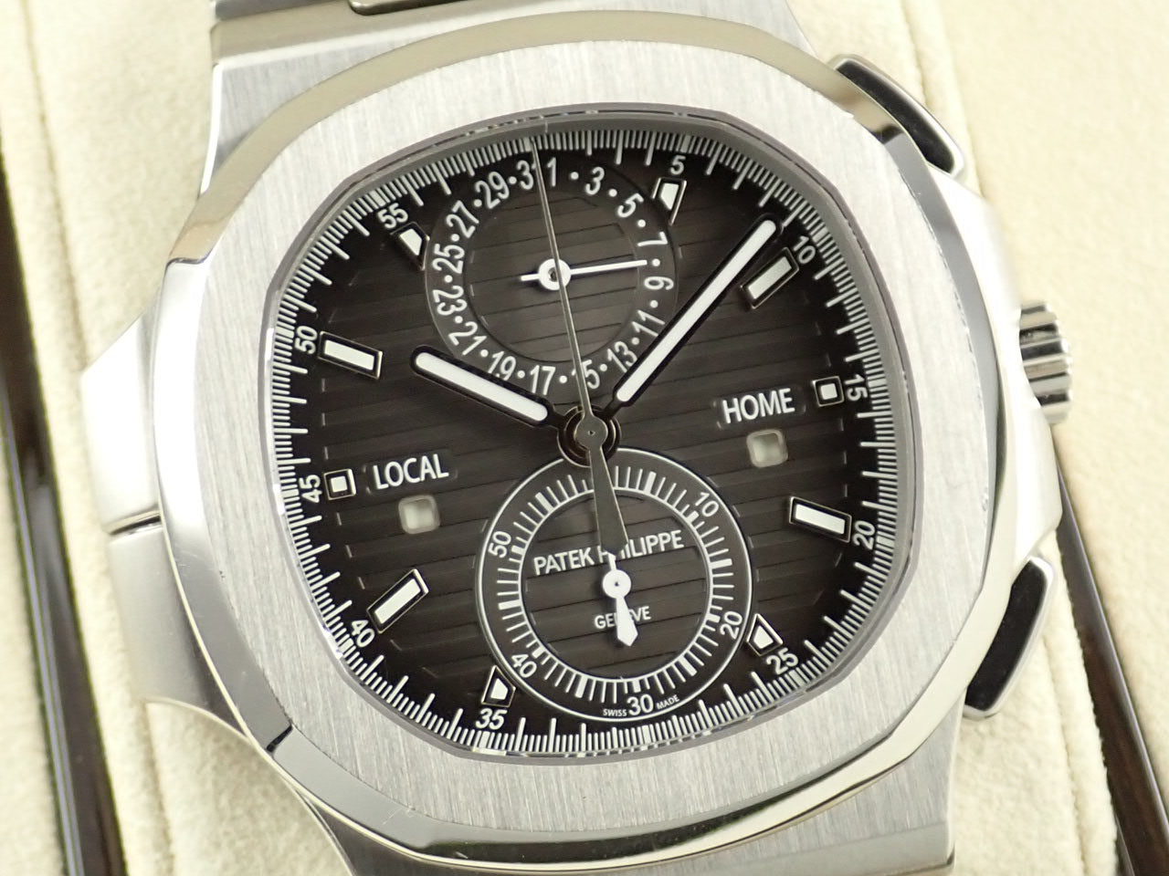 Patek Philippe Nautilus Travel Time Chronograph &lt;Warranty Box and Others&gt;