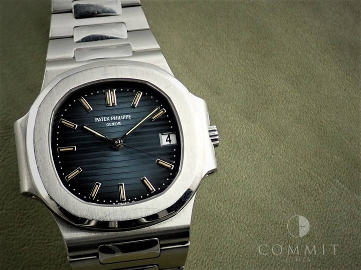 パテックフィリップ ノーチラス Ref.3800 ステンレススチール ブルー文字盤
