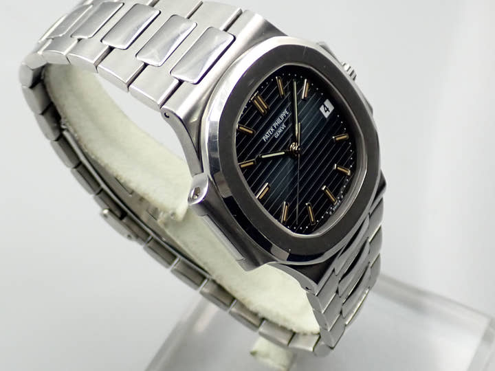 パテックフィリップ ノーチラス Ref.3800 ステンレススチール ブルー文字盤