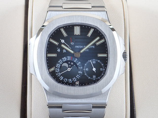 パテックフィリップ ノーチラス Ref.5712/1A ブラックブルー文字盤 新品 nautilus-20