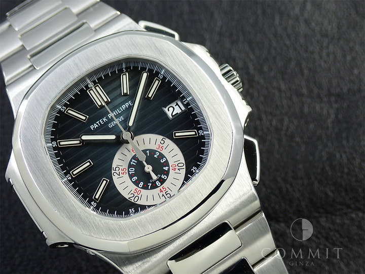 パテックフィリップ ノーチラス クロノグラフ Ref.5980/1A-001 ステンレススチール ブルー文字盤