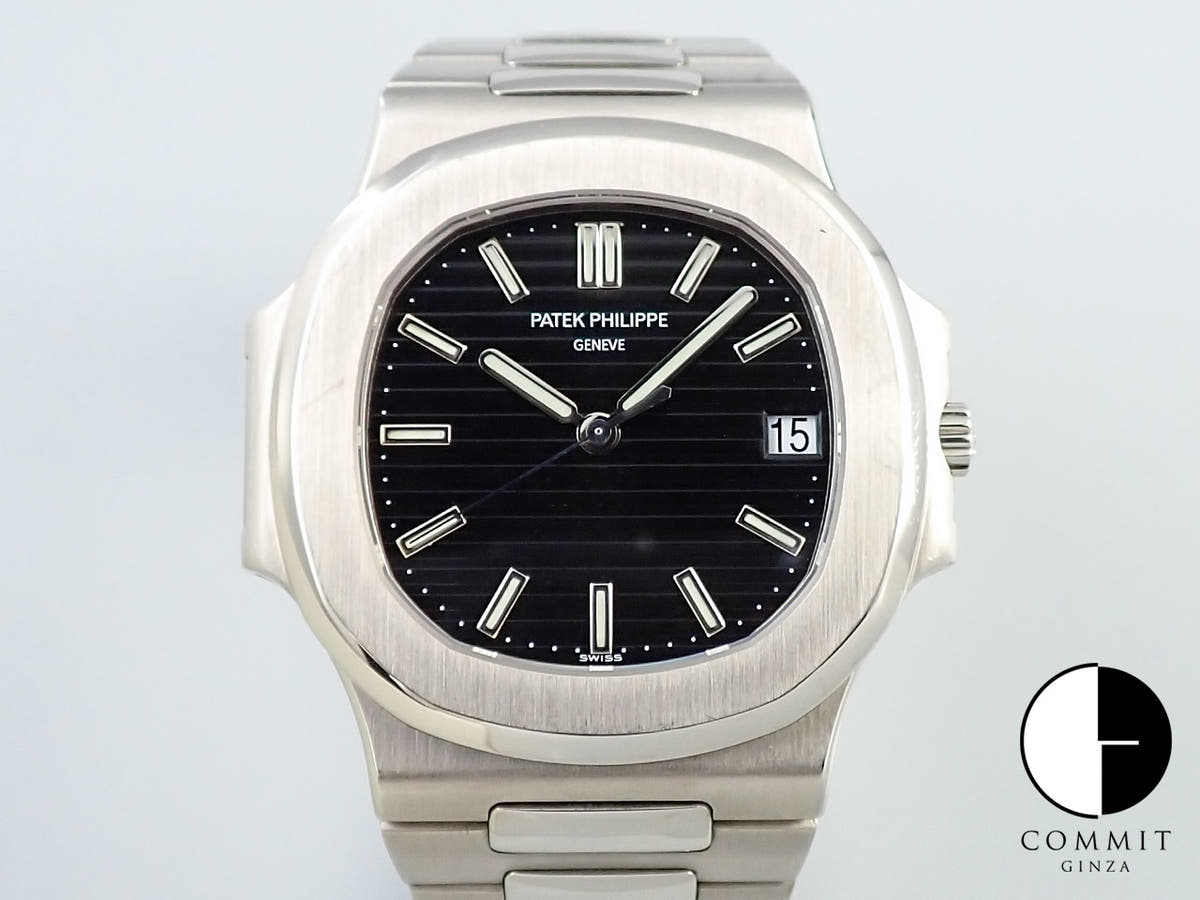 Patek Philippe Nautilus Ref. 3711/1G-001 White Gold Black Dial