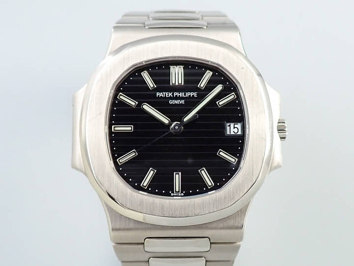 Patek Philippe Nautilus Ref. 3711/1G-001 White Gold Black Dial