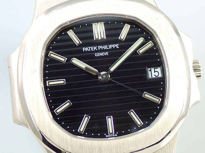 Patek Philippe Nautilus Ref. 3711/1G-001 White Gold Black Dial