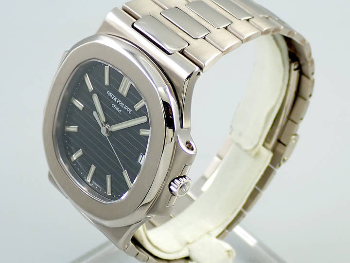 Patek Philippe Nautilus Ref. 3711/1G-001 White Gold Black Dial