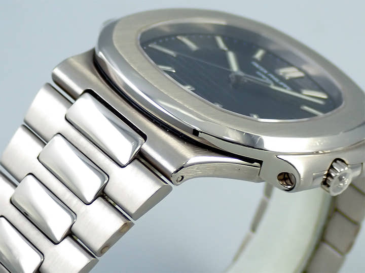 Patek Philippe Nautilus Ref. 3711/1G-001 White Gold Black Dial