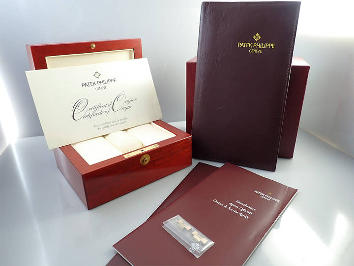 Patek Philippe Nautilus Ref. 3711/1G-001 White Gold Black Dial