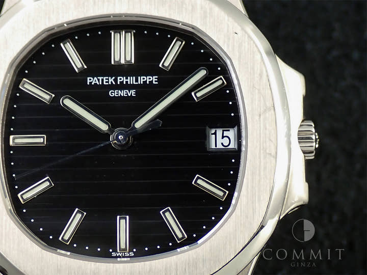 Patek Philippe Nautilus Ref. 3711/1G-001 White Gold Black Dial