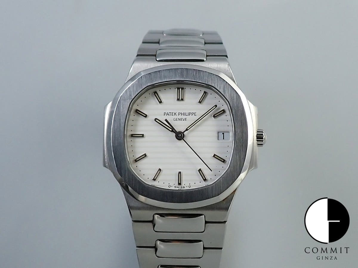 Patek Philippe Nautilus Quartz Ref. 3900/1 White Gold White Dial
