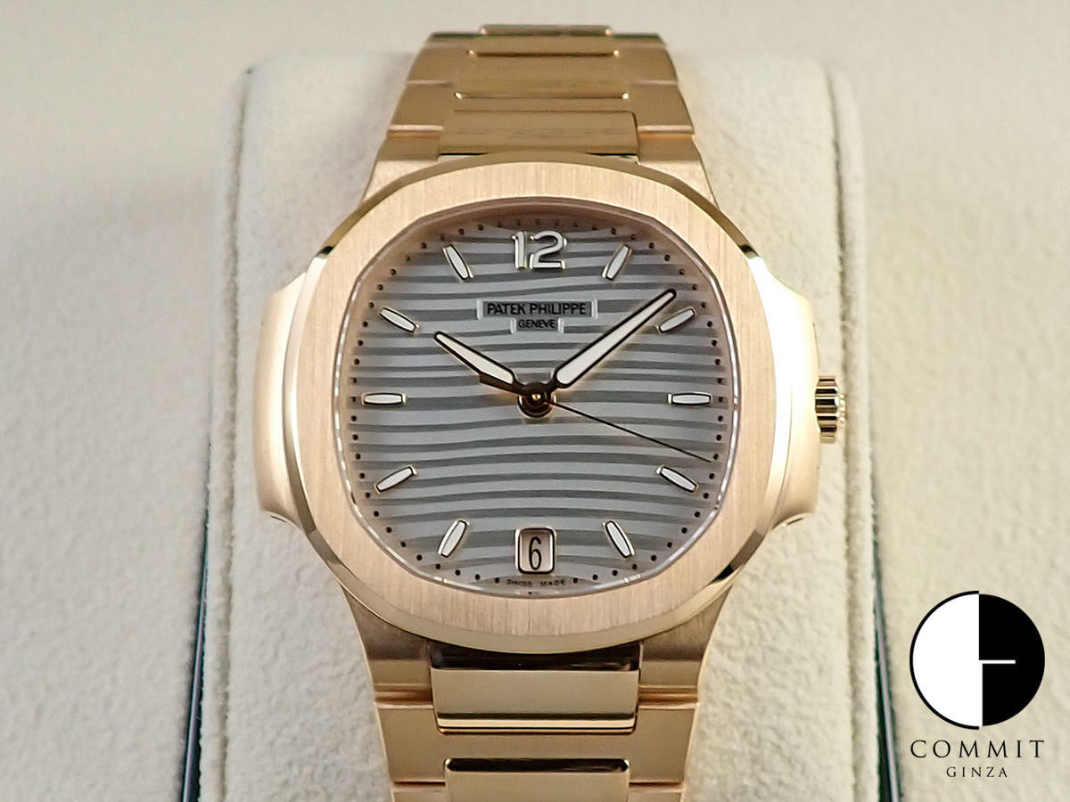 パテックフィリップ ノーチラス Ref.7118/1R-001 ローズゴールド シルバーオパーリン文字盤