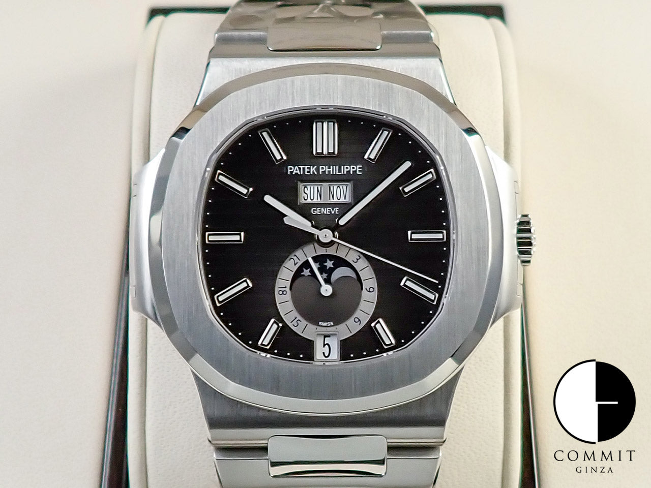 Patek Philippe Nautilus Annual Calendar Moon Phase &lt;Warranty, Box, etc.&gt;