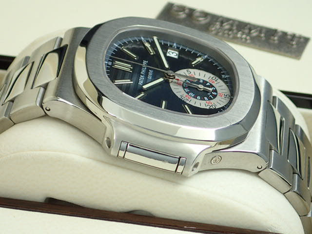 パテックフィリップ ノーチラス Ref.5980/1A ブラックブルー文字盤 中古 nautilus-28