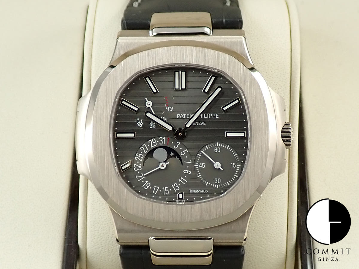 パテックフィリップ ノーチラス プチコンプリケーション TIFFANY＆CO. Ref.5712G-001 スレート文字盤 中古 3UKHMTYM