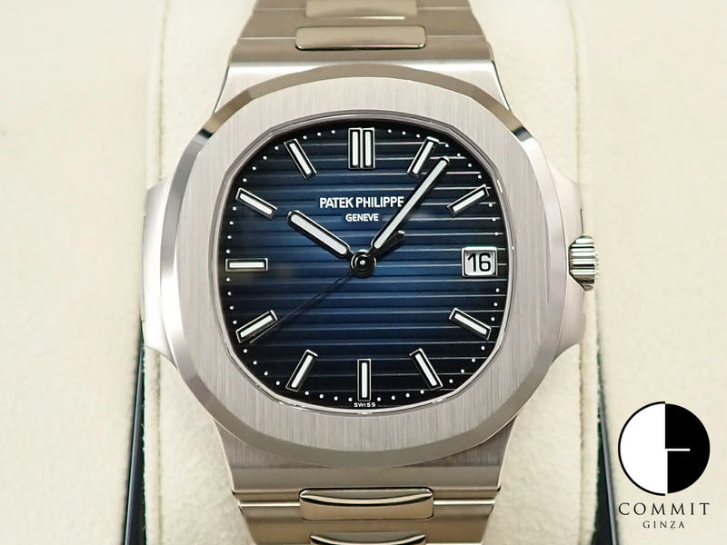 パテックフィリップ ノーチラス Ref.5811/1G-001 ブルー・ソレイユ文字盤 極美品 6CZKYP43
